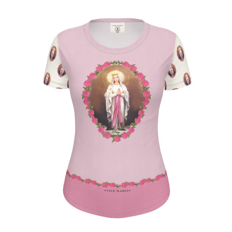 + VIVE MARIA + Pink Holy Mary Shirt
