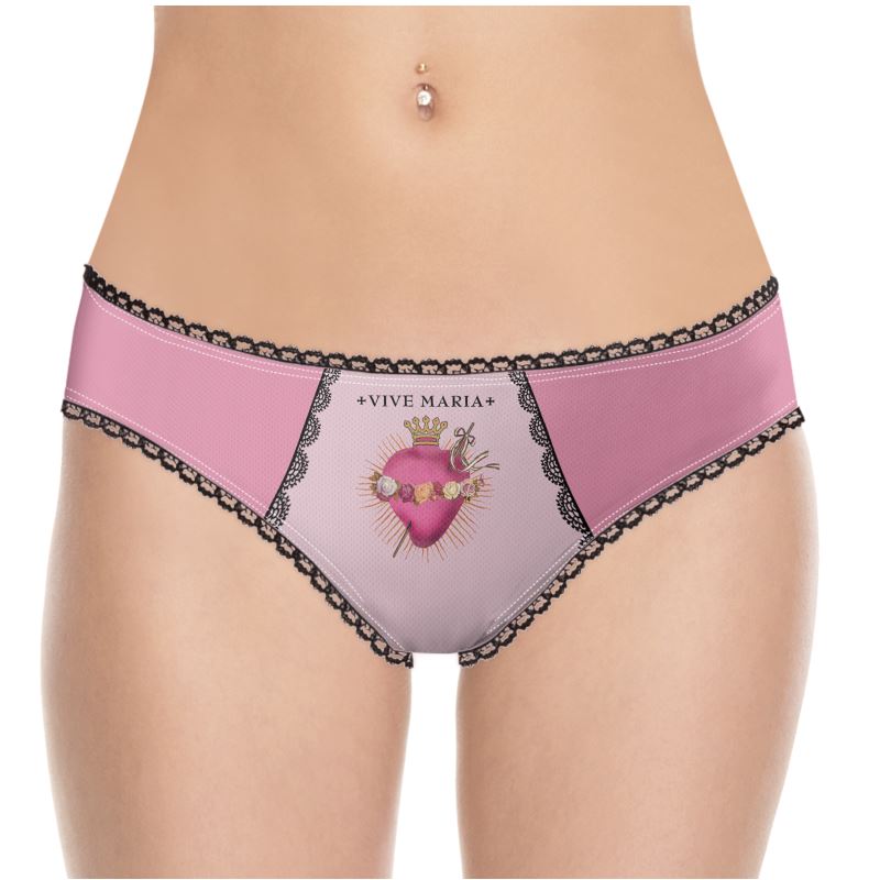 + VIVE MARIA + Pink Holy Heart Panties