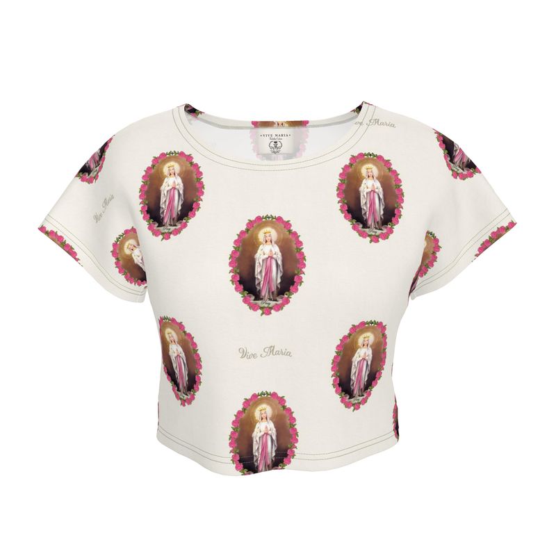 + VIVE MARIA + Holy Virgin cropped Shirt