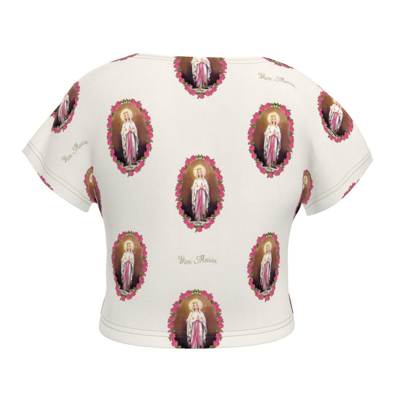 + VIVE MARIA + Holy Virgin cropped Shirt