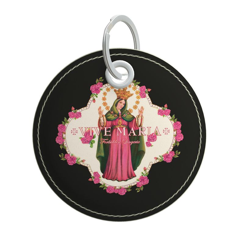 + VIVE MARIA + Holy Key Fob Leather