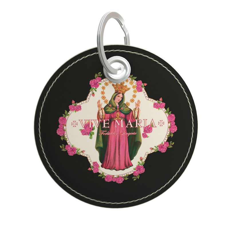 + VIVE MARIA + Holy Key Fob Leather