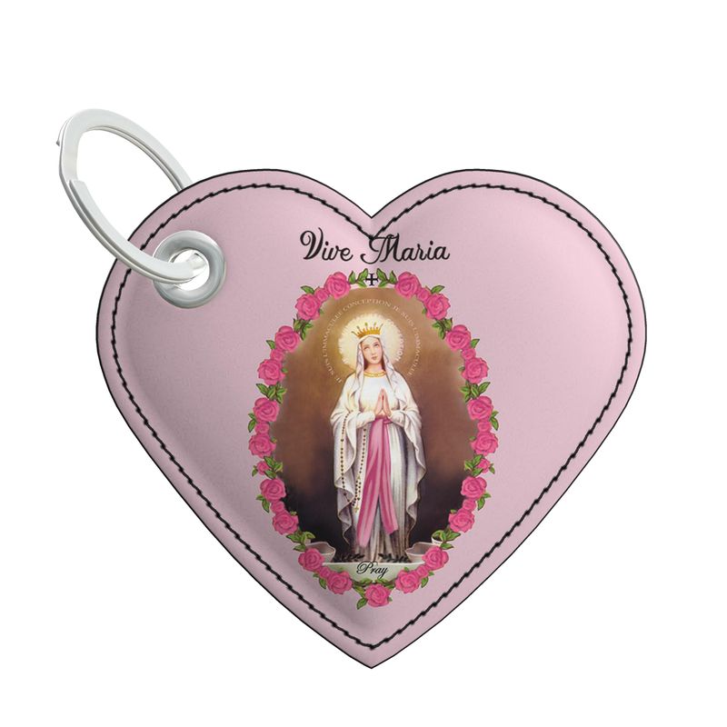 + VIVE MARIA + Holy Madonna Key Fob Leather