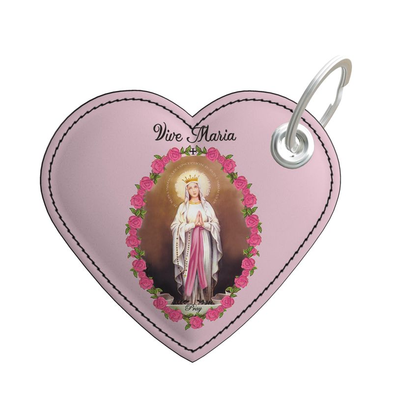 + VIVE MARIA + Holy Madonna Key Fob Leather