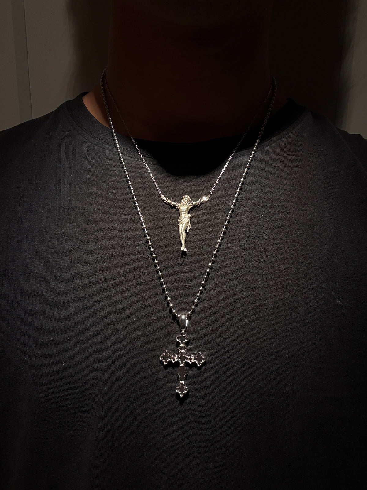 Jesus Pendant Solid Silver