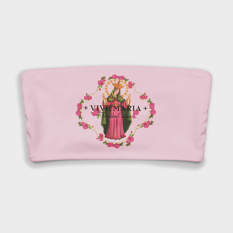 Holy Mary Bandeau Bikini Top