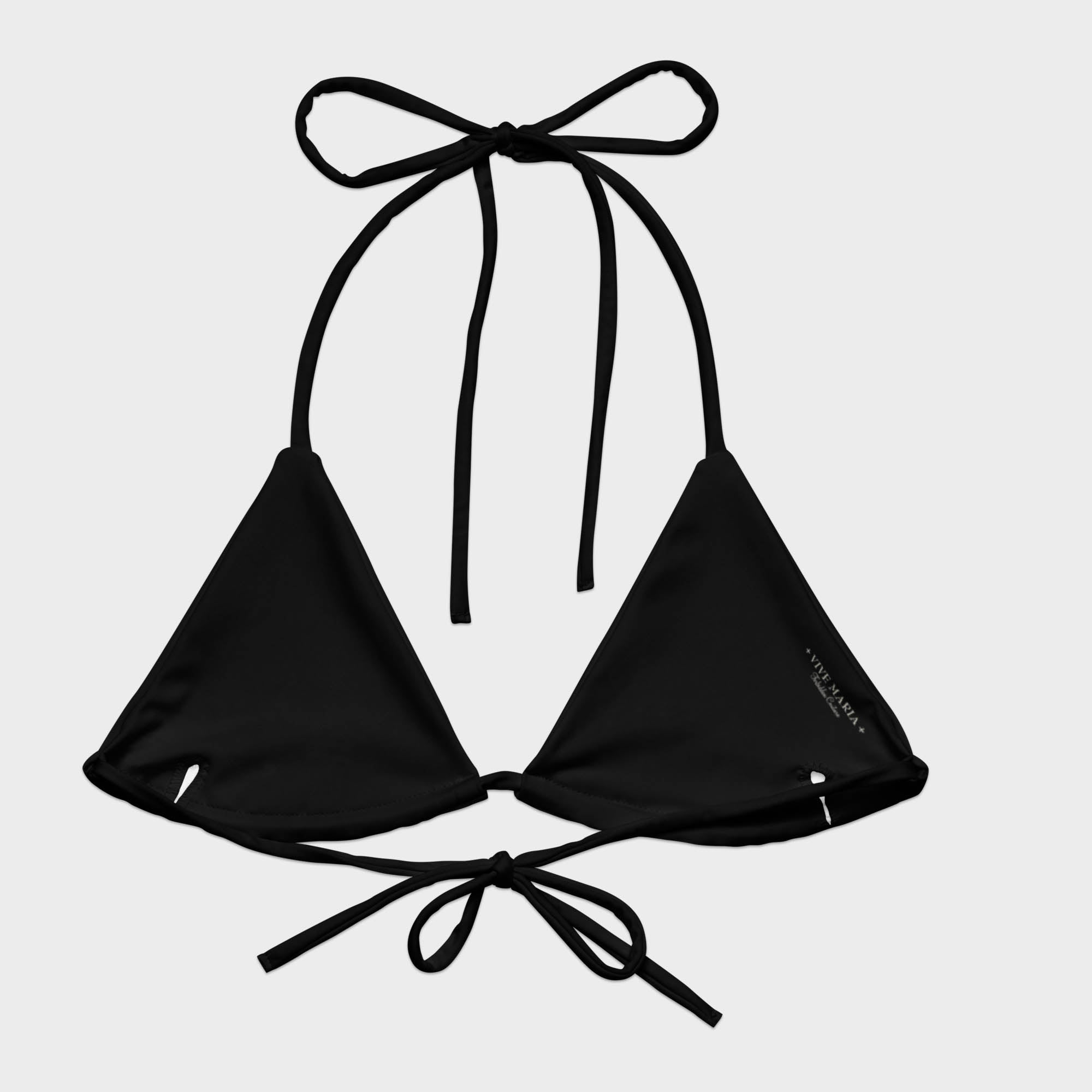 Funky Stripes Bikini Top