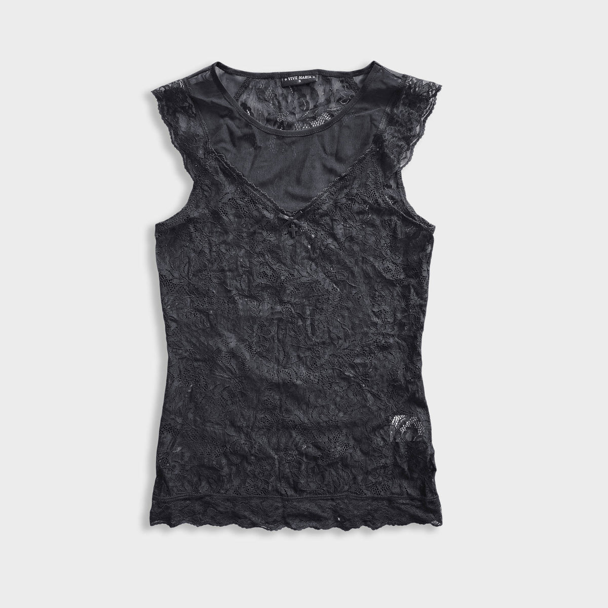 Black Lace Top One of One, Size S