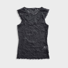 Black Lace Top One of One, Size S