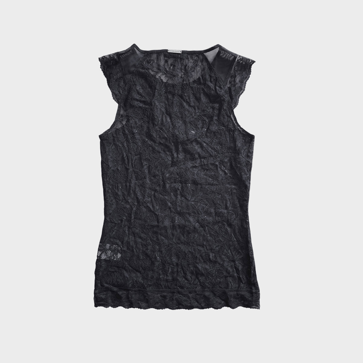 Black Lace Top One of One, Size S