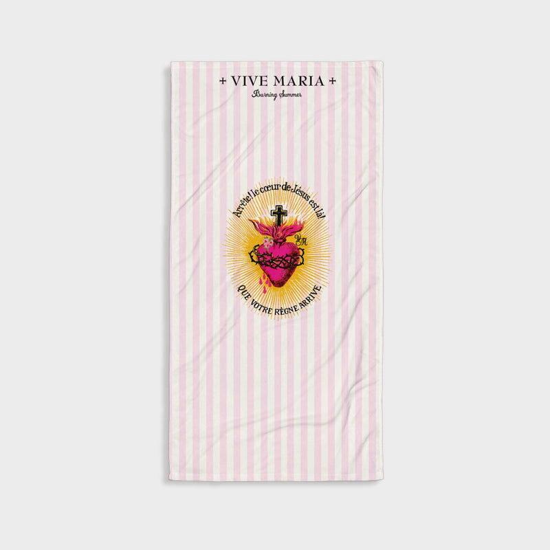 Burning Heart Towel