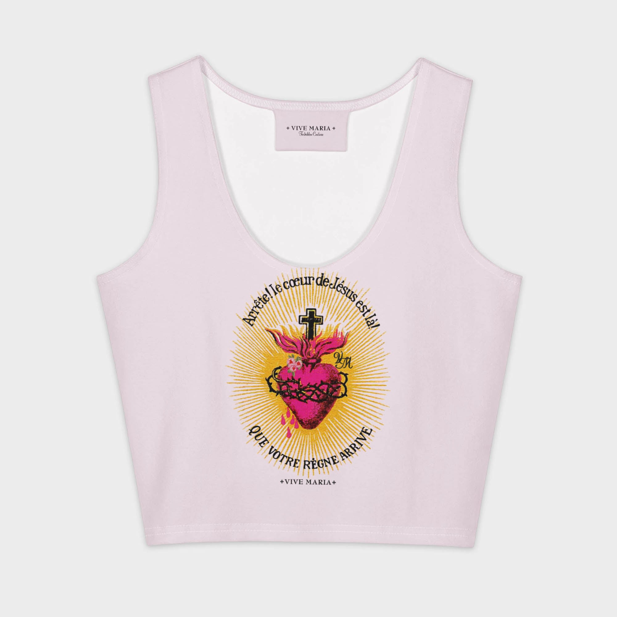 Burning Heart crop top