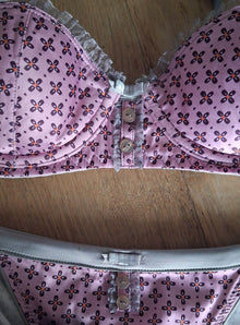 Candy Pink BH Set + panty 75 A One of One