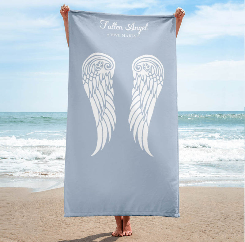 Fallen Angel Towel blue