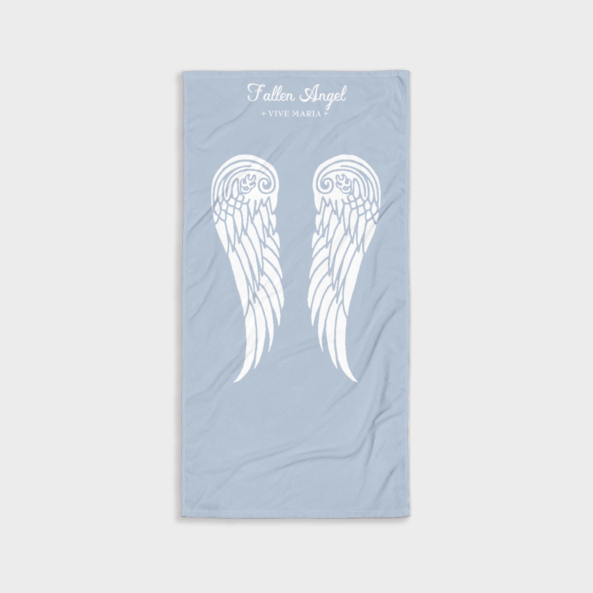 Fallen Angel Towel blue