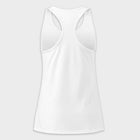 Fancy Maria racerback tank top white