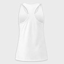 Fancy Maria racerback tank top white