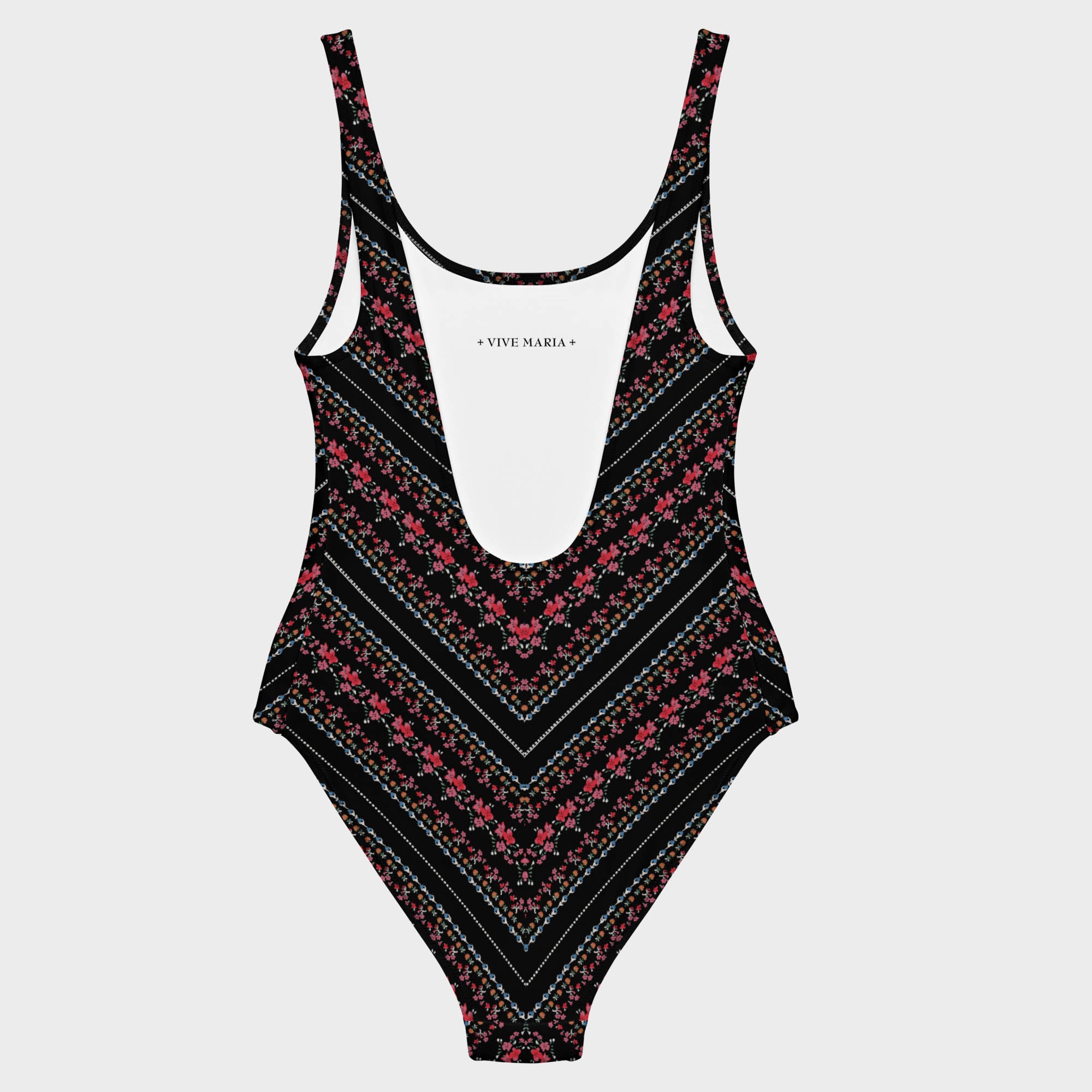 Flower Stripes swimsuit