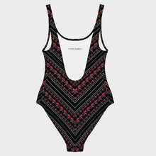 Flower Stripes swimsuit