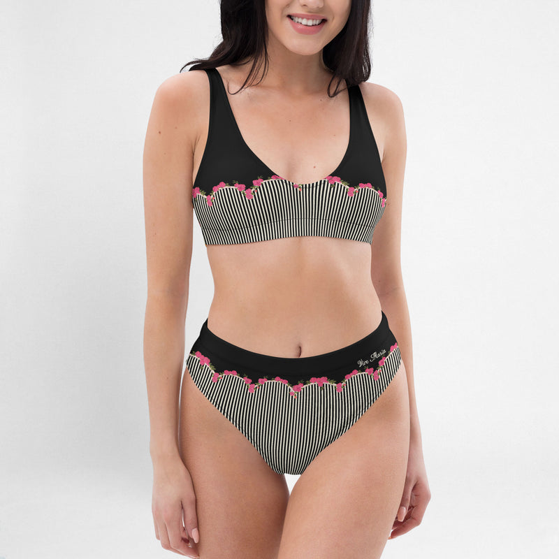 Flower Stripes Bikini