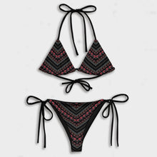 Flower Stripes Bikini