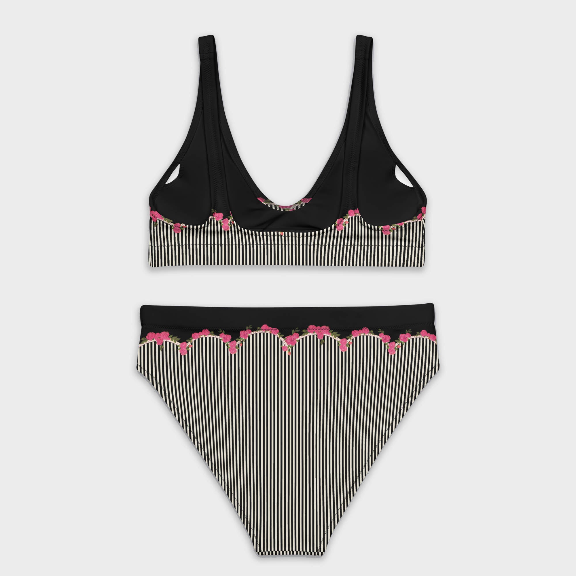Flower Stripes Bikini