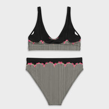 Flower Stripes Bikini
