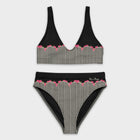 Flower Stripes Bikini