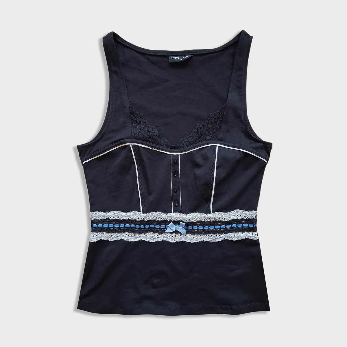 French Boudoir Top One of One Size S/M