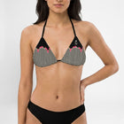 Funky Stripes Bikini Top