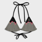 Funky Stripes Bikini Top