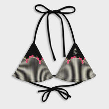 Funky Stripes Bikini Top