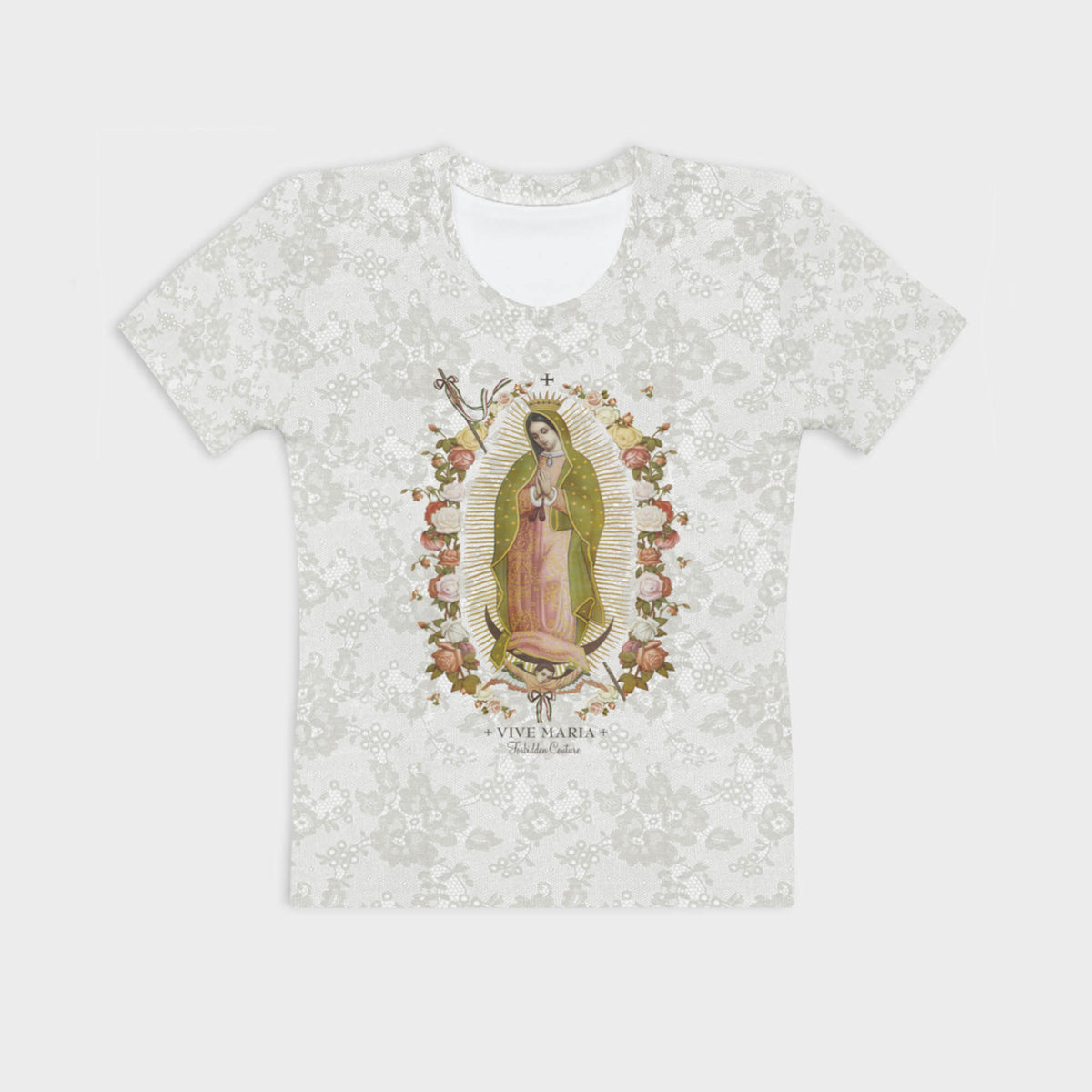 Virgin de Guadalupe Lace Allover Shirt