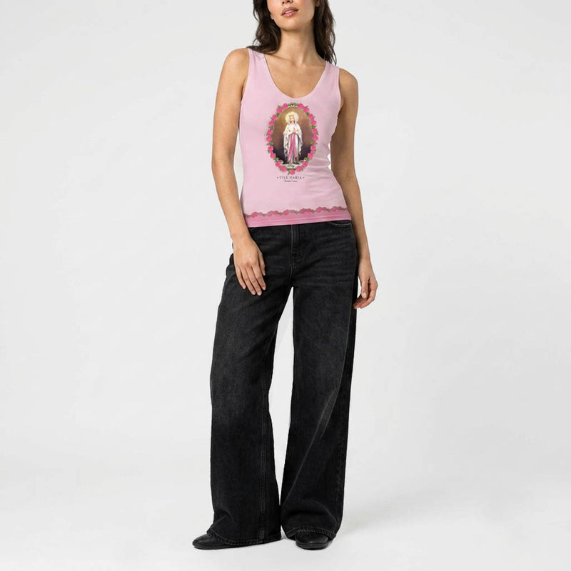 Holy Mary Tank top pink