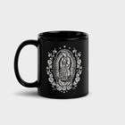 Holy Coffee Black Glossy Mug
