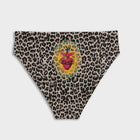 Holy Heart Leo high-waisted bikini bottom