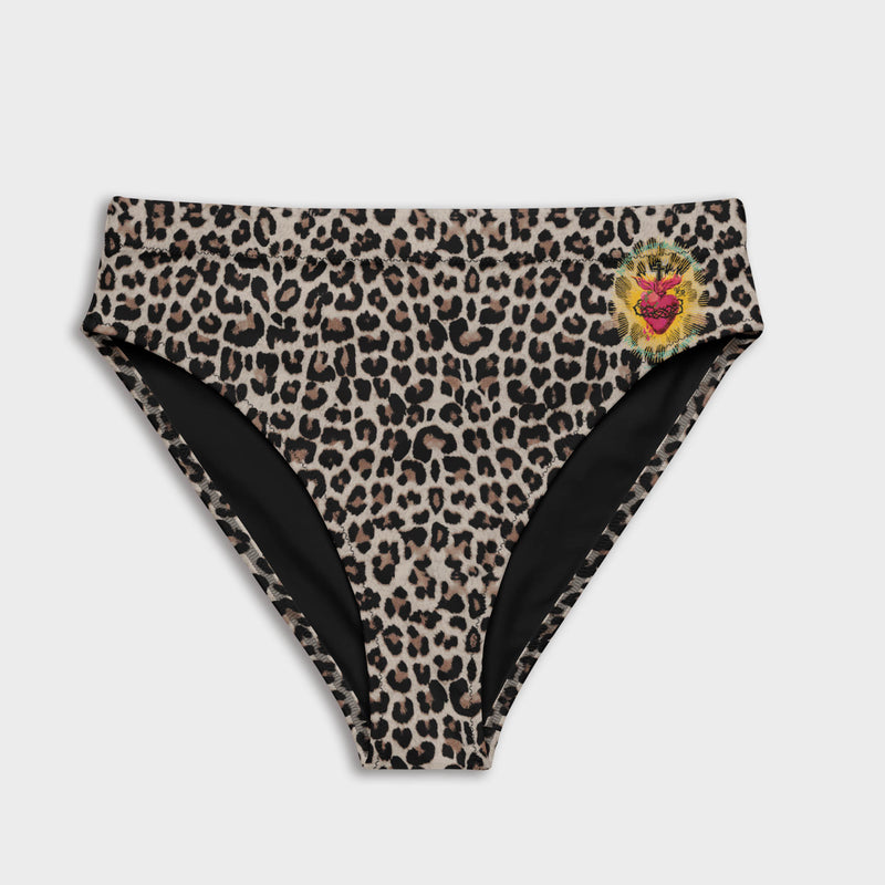 Holy Heart Leo high-waisted bikini bottom