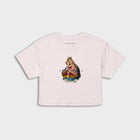 Holy Maria crop shirt orchid