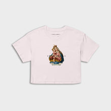 Holy Maria crop shirt orchid