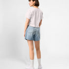Holy Maria crop shirt orchid