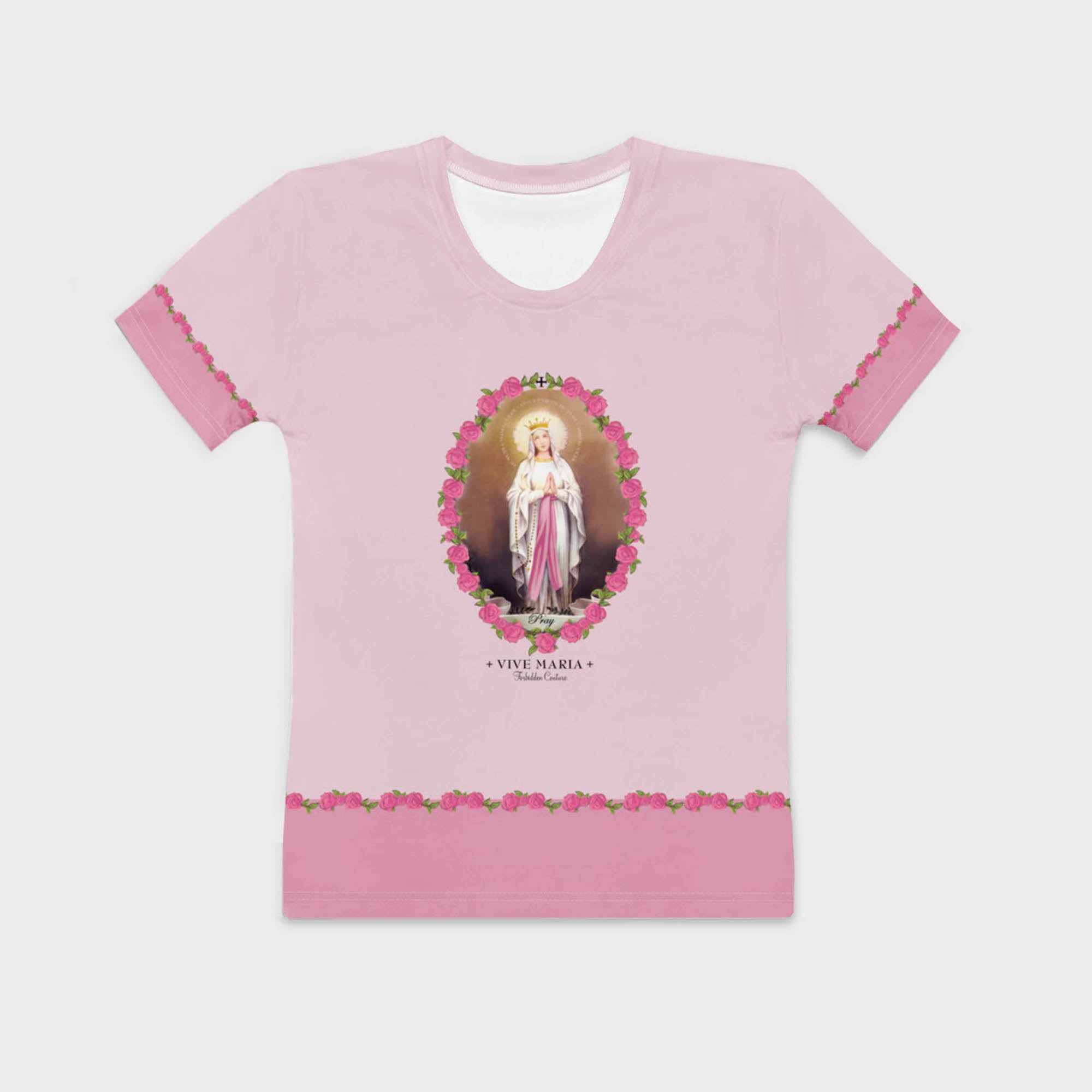 Holy Mary shirt pink