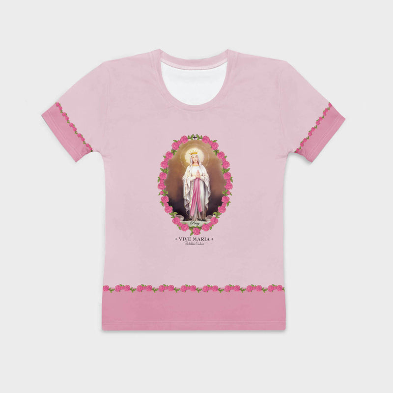 Holy Mary shirt pink