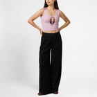 Holy Mary crop top pink