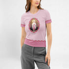 Holy Mary shirt pink
