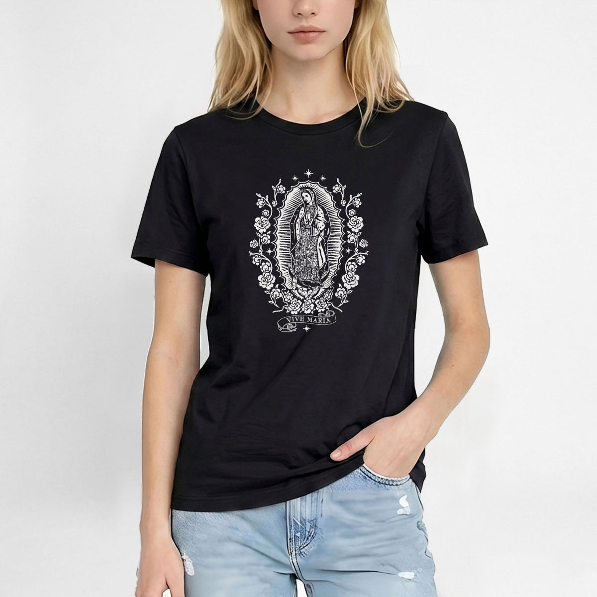 Holy Virgin shirt black