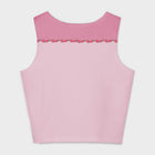 Holy Mary crop top pink