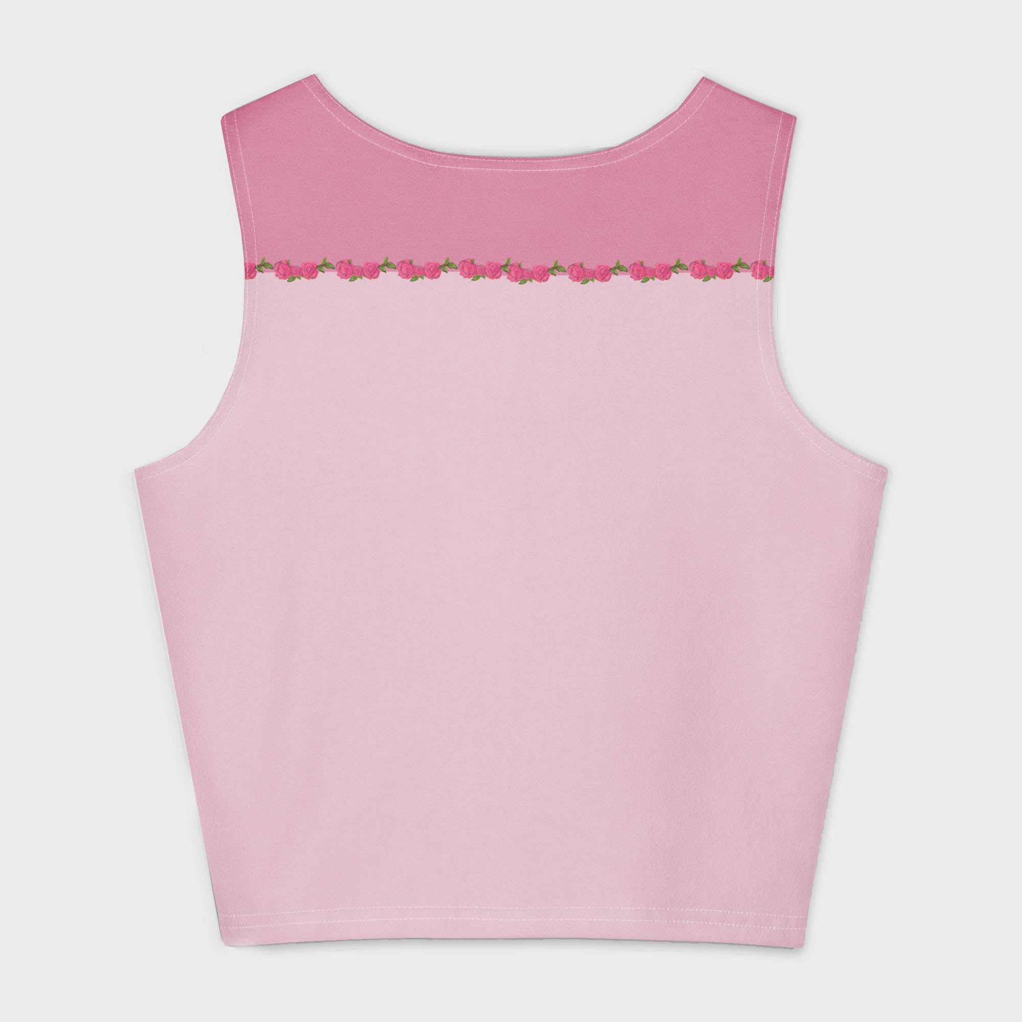 Holy Mary crop top pink
