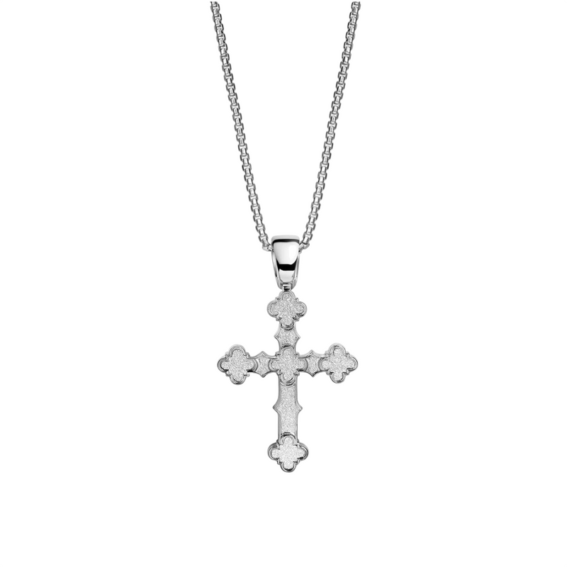 Ornate Cross Solid Silver