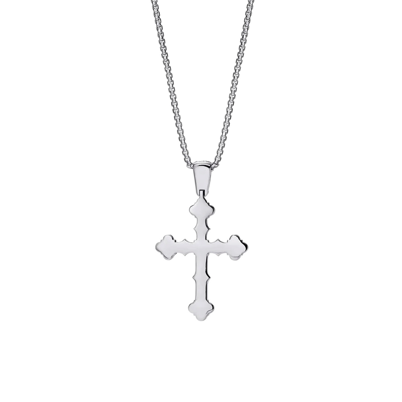 Ornate Cross Solid Silver