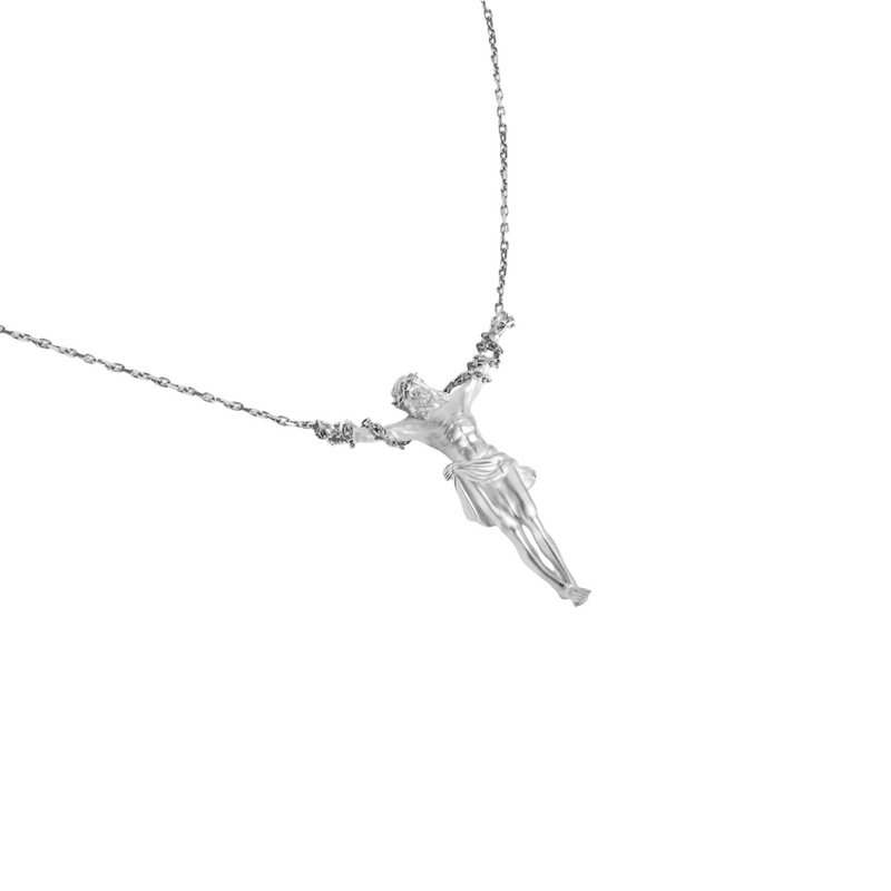 Jesus Pendant Solid Silver